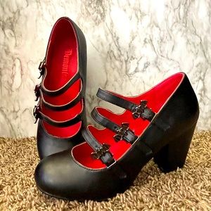 Black Vegan leather from Demonia Definig alternative footwear